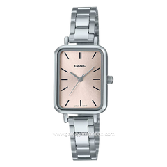 CASIO LTP-V009D-4EUDF Silver Dial Pink Stainless Steel