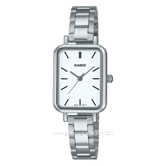 CASIO LTP-V009D-7EUDF Silver Dial White Stainless Steel