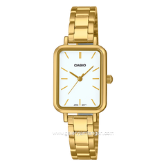 CASIO LTP-V009G-7EUDF Gold Dial White Stainless Steel