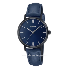 CASIO LTP-VT02BL-2AUDF Blue Black Leather Strap