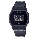 CASIO General LW-204-1BDF Black Digital Resin Strap