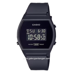 CASIO General LW-204-1BDF Black Digital Resin Strap