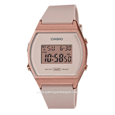 CASIO LW-204-4ADF Peach Rosegold Ruber Strap