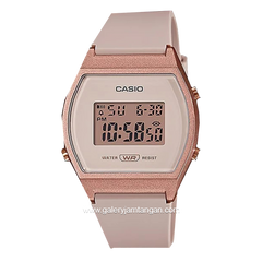 CASIO LW-204-4ADF Peach Rosegold Ruber Strap