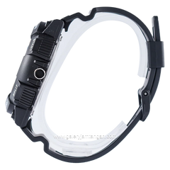 CASIO MCW-200H-4AVDF Black Dial Red Resin Strap