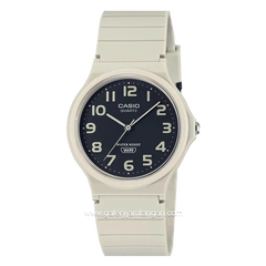 CASIO MQ-24UC-8BDF White Dial Black Resin Strap