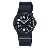 CASIO General MQ-71-1BDF Black Dial List White Rubber Strap