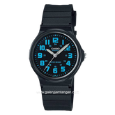 CASIO General MQ-71-2BDF Black Dial List Blue Rubber Strap