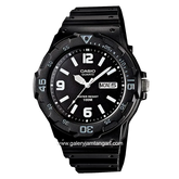 CASIO General MRW-200H-1B2VDF Black Rubber Strap