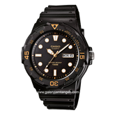 CASIO MRW-200H-1EVDF Black Resin Strap