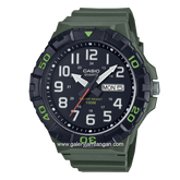 CASIO General MRW-210H-3AVDF Green Black Resin Strap