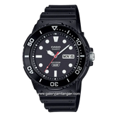 CASIO MRW-230H-1E1VDF Full Black Resin Strap