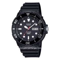CASIO MRW-230H-1E1VDF Full Black Resin Strap