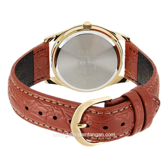 CASIO MTP-1094Q-9B Brown Gold Leather Strap