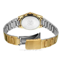 CASIO MTP-1130N-7BRDF Gold Dial White Stainless Steel