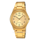 CASIO MTP-1130N-9BRDF Enticer Man Full Gold Stainless Steel
