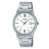 CASIO General MTP-V002D-7B3UDF Silver Dial White Stainless Steel