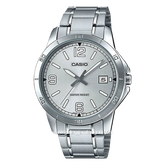 CASIO MTP-V004D-7B2UDF Silver Dial White Stainless Steel