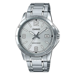 CASIO MTP-V004D-7B2UDF Silver Dial White Stainless Steel