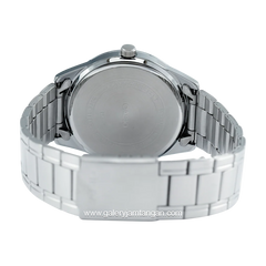 CASIO MTP-V005D-1BUDF Silver Dial Black Stainless Steel