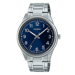 CASIO MTP-V005D-2B4UDF Silver Dial Blue Stainless Steel