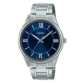 CASIO MTP-V005D-2B5UDF Silver Dial Blue Stainless Steel