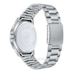 CASIO MTP-VD01D-2EVUDF Silver Dial Blue Stainless Steel