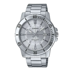 CASIO MTP-VD01D-7CVUDF Silver Dial White Stainles Steel