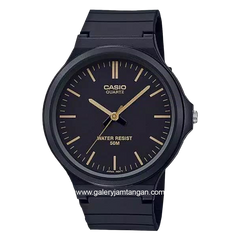 CASIO MW-240-1E2VDF Black Resin Strap