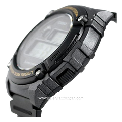 CASIO W-216H-1BVDF Digital Black Resin Strap