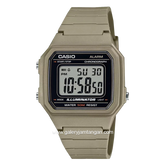 CASIO W-217H-5AVDF Cream Resin Strap