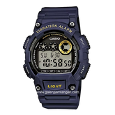 CASIO W-735H-2AVDF Digital Full Black Resin Strap