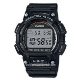 CASIO W-736H-1AVDF Digital Full Black Resin Strap