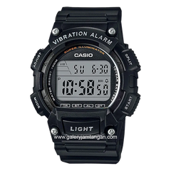 CASIO W-736H-1AVDF Digital Full Black Resin Strap
