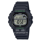 CASIO General WS-1400H-1AVDF Illuminator Sports Gear Black Digital Rubber Strap