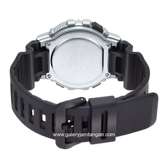 CASIO WS-1400H-1BVDF Digital Black Silver Rubber Strap