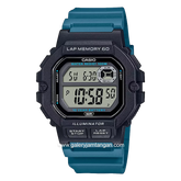 CASIO WS-1400H-3AVDF Digital Blue Black Resin Strap