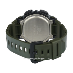 CASIO WS-1500H-3BVDF Digital Full Army Resin Strap