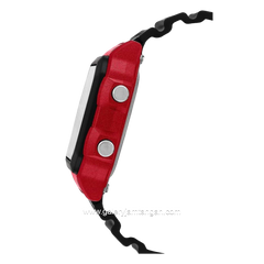 Casio AE-1300WH-4AVDF Black Red Digital Resin Strap