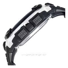 Casio AE-2000W-1BVDF Black Silver Resin Strap