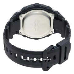 Casio AE-2000W-1BVDF Black Silver Resin Strap