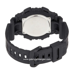 CASIO AQ-S810W-1AVDF Black Dual Time Resin Strap