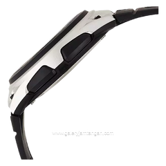 CASIO AW-80-1AVDF Green Silver Dual Time Rubber Strap