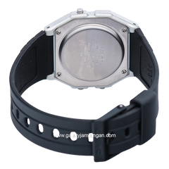 CASIO F-91WM-7ADF Digital Black Silver Resin Strap