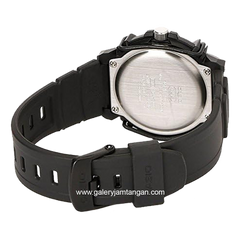 CASIO HDA-600B-7BVDF Black Dial White Resin Strap