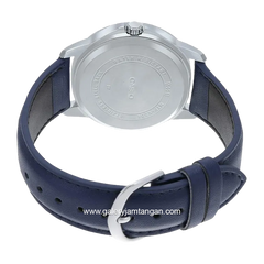 CASIO General LTP-V004L-2BUDF Blue Silver Leather Srap