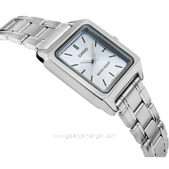 CASIO LTP-V007D-2EUDF Silver Dial White Stainless Steel