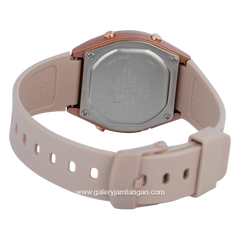 CASIO LW-204-4ADF Peach Rosegold Ruber Strap