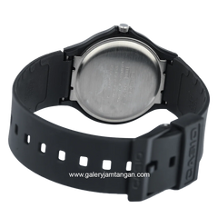 CASIO General MQ-24-9ELDF Black Dial Gold Rubber Strap