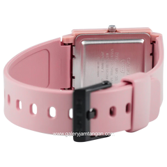 CASIO MQ-38UC-4ADF Pink Dial Black Resin Strap